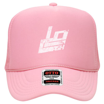 LOCASH - 5 Panel High Crown Mesh Back Trucker Hat Thumbnail